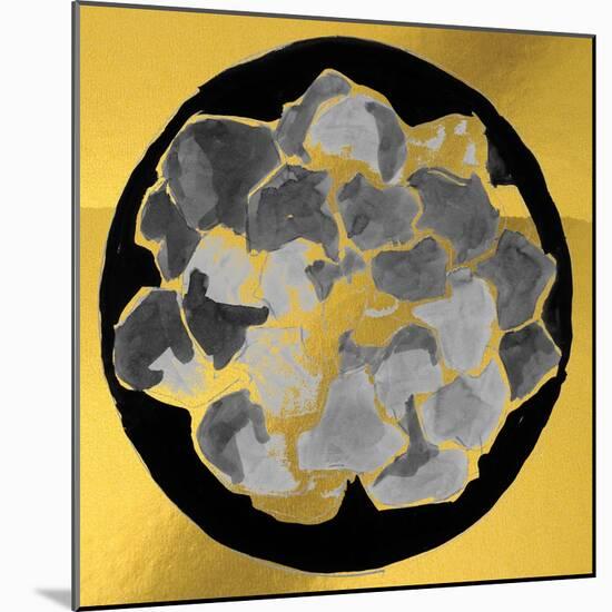 Gold Cactus IV-null-Mounted Art Print