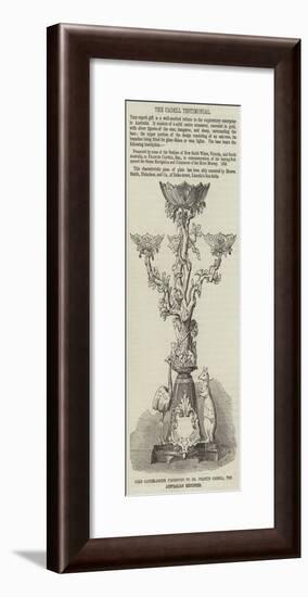 Gold Candelabrum Presented to Mr Francis Cadell, the Australian Explorer-null-Framed Giclee Print