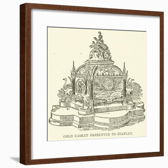 Gold Casket Presented to Stanley-null-Framed Giclee Print