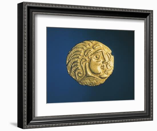 Gold Celtic Stater of Parisii or Quarisii-null-Framed Giclee Print