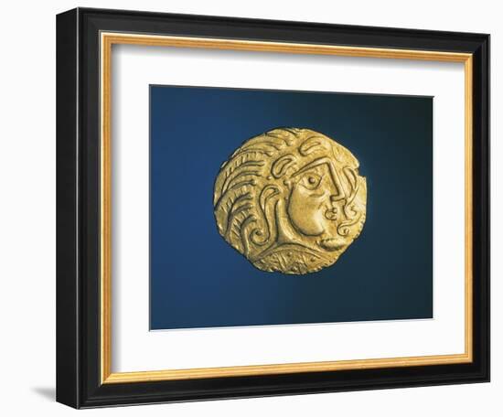 Gold Celtic Stater of Parisii or Quarisii-null-Framed Giclee Print