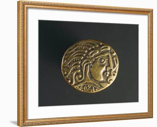 Gold Celtic Stater of Parisii or Quarisii-null-Framed Giclee Print