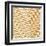 Gold Chevrons-null-Framed Art Print