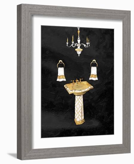 Gold Chip Mate Borderless-Jace Grey-Framed Art Print