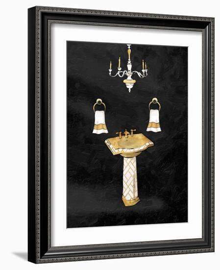 Gold Chip Mate Borderless-Jace Grey-Framed Art Print