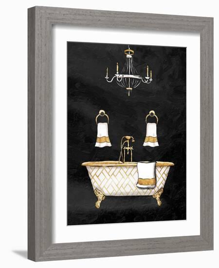 Gold ChipBorderless-Jace Grey-Framed Art Print