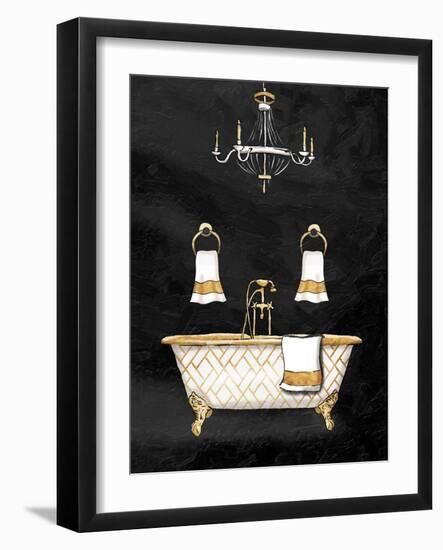 Gold ChipBorderless-Jace Grey-Framed Art Print