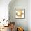 Gold Circular Strokes I-Megan Morris-Framed Premium Giclee Print displayed on a wall