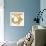 Gold Circular Strokes I-Megan Morris-Framed Art Print displayed on a wall