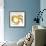 Gold Circular Strokes II-Megan Morris-Framed Art Print displayed on a wall