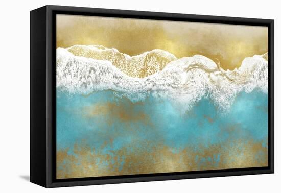 Gold Coast III-Maggie Olsen-Framed Stretched Canvas