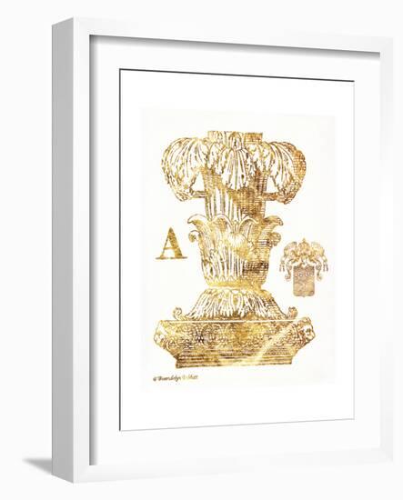 Gold Column A-Gwendolyn Babbitt-Framed Art Print