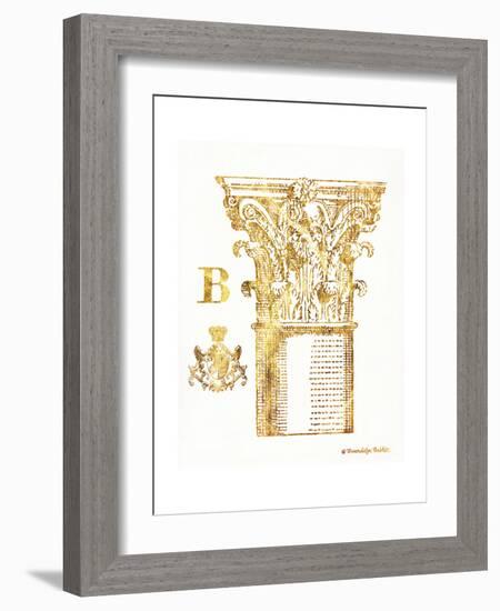 Gold Column B-Gwendolyn Babbitt-Framed Art Print