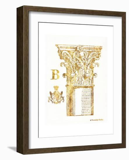 Gold Column B-Gwendolyn Babbitt-Framed Art Print