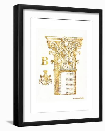 Gold Column B-Gwendolyn Babbitt-Framed Art Print