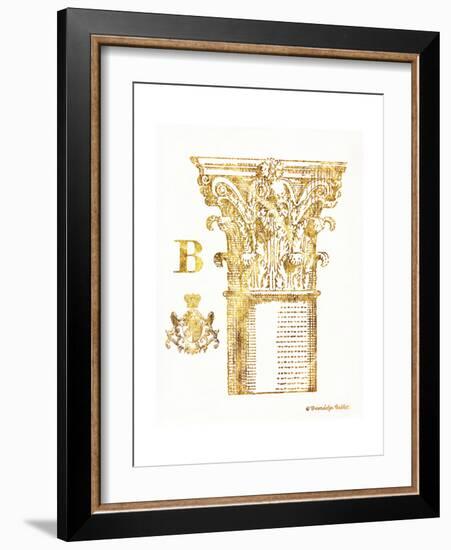 Gold Column B-Gwendolyn Babbitt-Framed Art Print