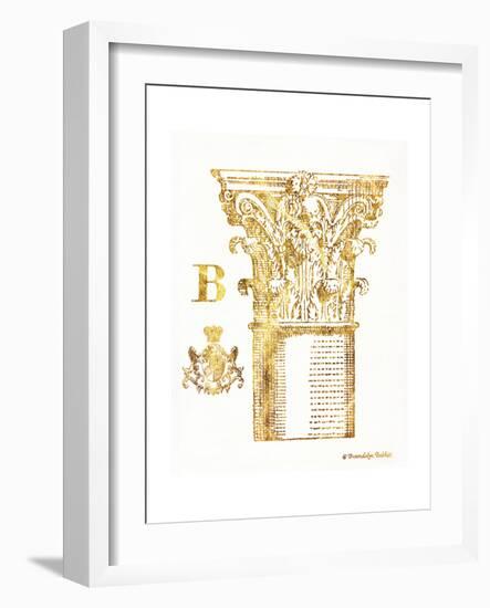 Gold Column B-Gwendolyn Babbitt-Framed Art Print