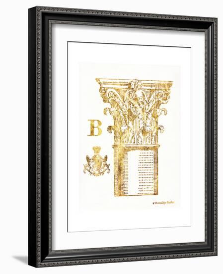 Gold Column B-Gwendolyn Babbitt-Framed Art Print