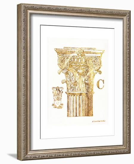 Gold Column C-Gwendolyn Babbitt-Framed Art Print