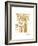 Gold Column C-Gwendolyn Babbitt-Framed Art Print