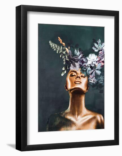 Gold Couture 2-Design Fabrikken-Framed Art Print