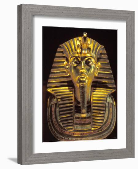 Gold Death Mask, Cairo, Egypt-Claudia Adams-Framed Photographic Print