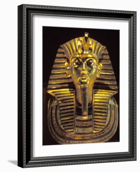 Gold Death Mask, Cairo, Egypt-Claudia Adams-Framed Photographic Print