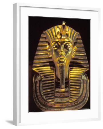 Gold Death Mask, Cairo, Egyptu0027 Photographic Print - Claudia Adams 