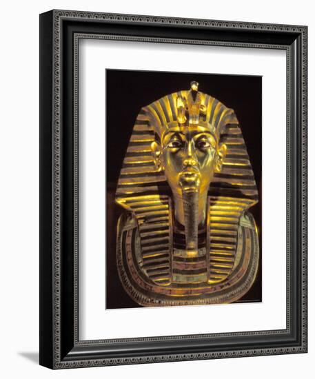 Gold Death Mask, Cairo, Egypt-Claudia Adams-Framed Photographic Print