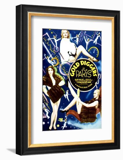 Gold Diggers in Paris - Movie Poster Reproduction-null-Framed Photo