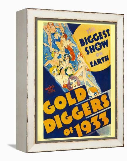 Gold Diggers of 1933, Window Card, 1933-null-Framed Stretched Canvas