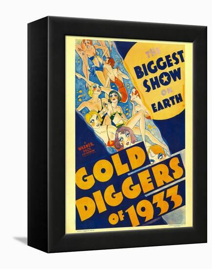Gold Diggers of 1933, Window Card, 1933-null-Framed Stretched Canvas