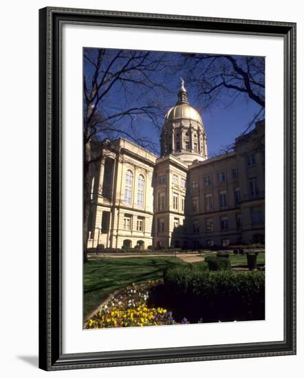 Gold Dome of the Capital Building, Savannah, Georgia-Bill Bachmann-Framed Photographic Print