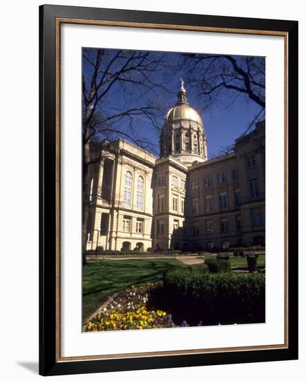 Gold Dome of the Capital Building, Savannah, Georgia-Bill Bachmann-Framed Photographic Print