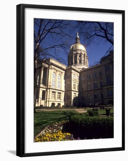 Gold Dome of the Capital Building, Savannah, Georgia-Bill Bachmann-Framed Photographic Print