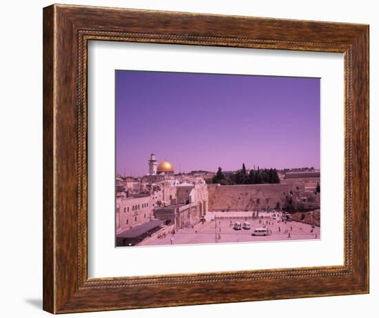 Gold Dome of Western Wall, Jerusalem, Israel-Bill Bachmann-Framed Photographic Print