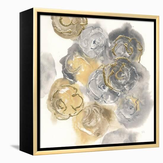 Gold Edged Neutral II-Chris Paschke-Framed Stretched Canvas