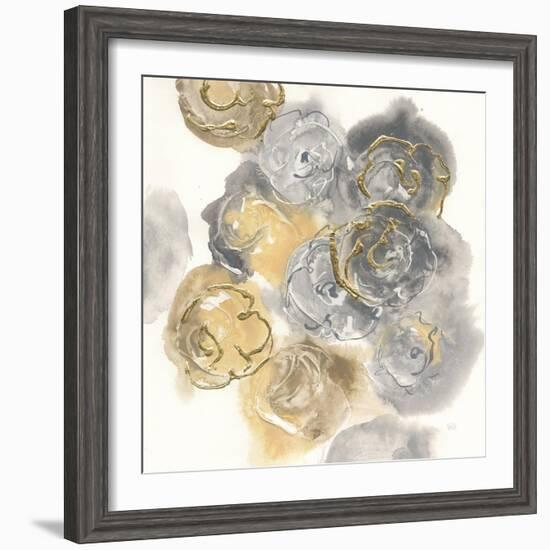 Gold Edged Neutral II-Chris Paschke-Framed Art Print