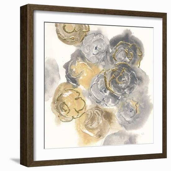 Gold Edged Neutral II-Chris Paschke-Framed Art Print