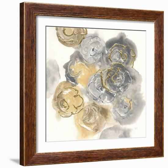 Gold Edged Neutral II-Chris Paschke-Framed Art Print