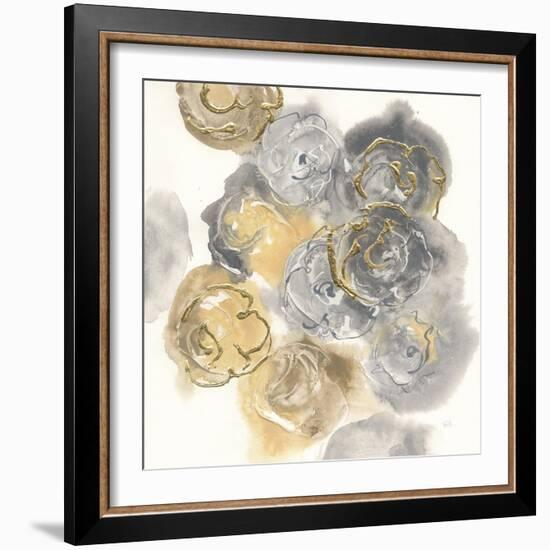 Gold Edged Neutral II-Chris Paschke-Framed Art Print