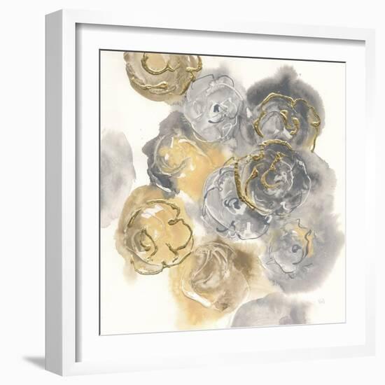 Gold Edged Neutral II-Chris Paschke-Framed Art Print