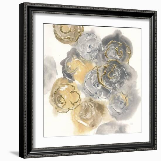 Gold Edged Neutral II-Chris Paschke-Framed Art Print