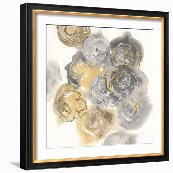 Gold Edged Neutral II-Chris Paschke-Framed Art Print