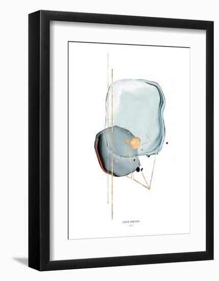 Gold Edition No 1-Design Fabrikken-Framed Art Print