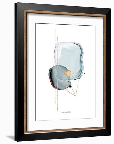 Gold Edition No 1-Design Fabrikken-Framed Art Print