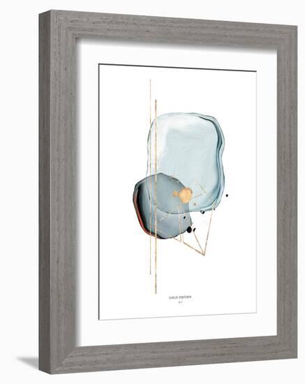 Gold Edition No 1-Design Fabrikken-Framed Art Print