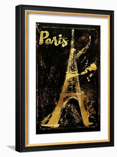 Gold Eiffel-Color Bakery-Framed Premium Giclee Print