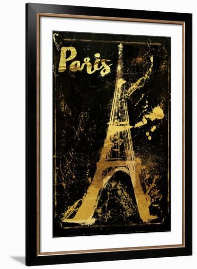 Gold Eiffel-Color Bakery-Framed Giclee Print