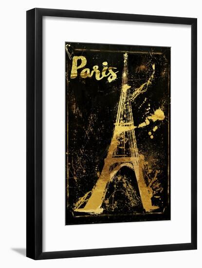 Gold Eiffel-Color Bakery-Framed Giclee Print